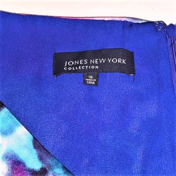JONES NY COLLECTION Formal Watercolor Dress - Picture 8 of 9